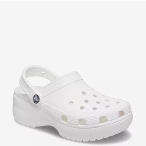 CROCS Classic Platform Clog - White
